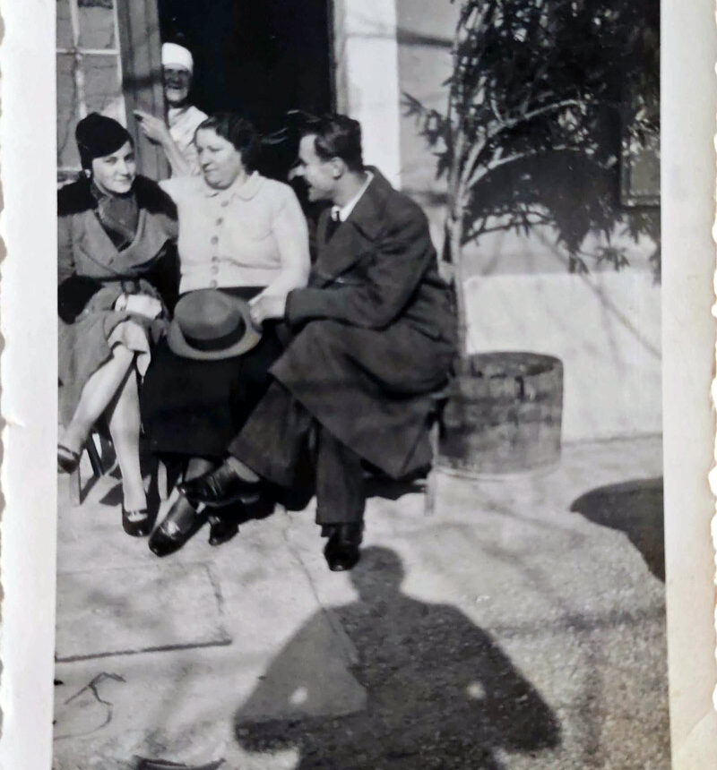 Lidia e Nino con la bisnonna Maria